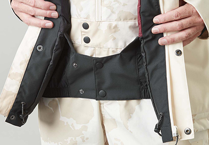 Stretch snow skirt