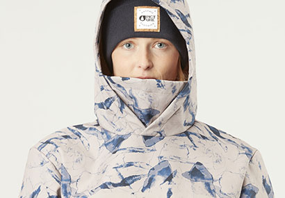 Integrated-neckwarmer